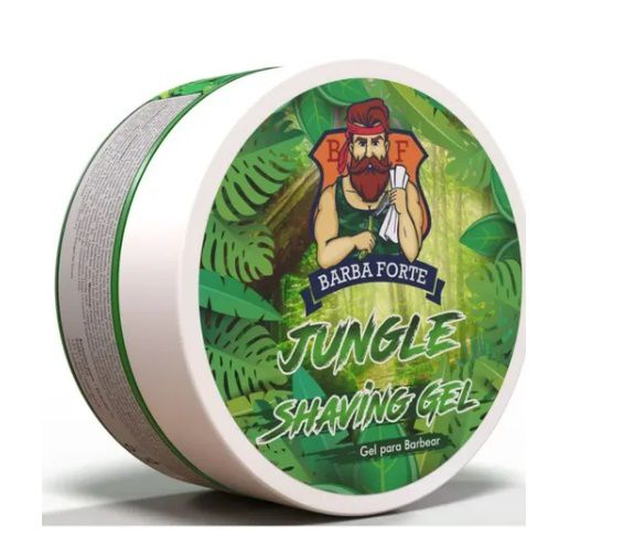 Gel De Barbear Jungle Shaving Gel Barba Forte 170g