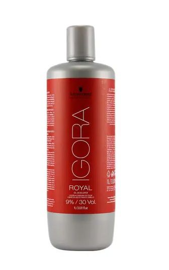 Água Oxigenada Igora Royal Schwarzkopf 30 Volumes 9% 1 litro