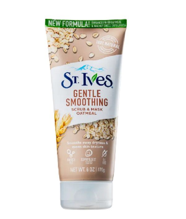Esfoliante e Máscara Facial Gently Smoothing Oatmeal St. Ives 170g