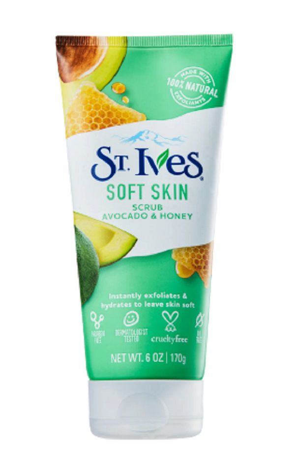 Esfoliante Facial Soft Skin Avocado & Honey Scrub St. Ives 170g