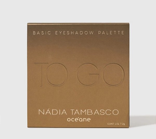 Paleta de sombras To Go Basic Nadia Tambasco By Oceane 7,2g