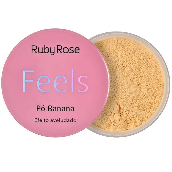 Ruby Rose Feels Pó de Banana Efeito Aveludado 15g