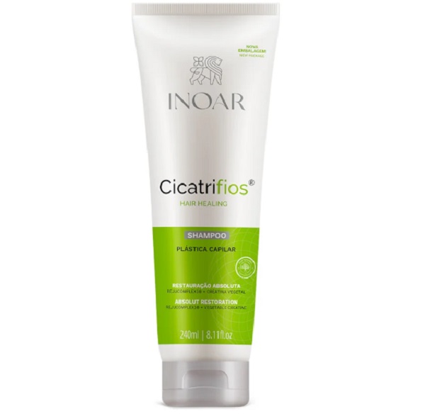 Shampoo de Reconstrução Cicatrifios Inoar 240 ml