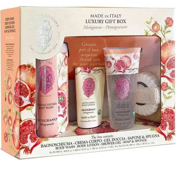 Coffret Luxury Gift Box La Florentina Pomegranate (5 produtos)