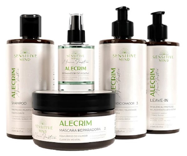 Coffret Capilar Alecrim Marcia Sensitiva (5 Produtos)