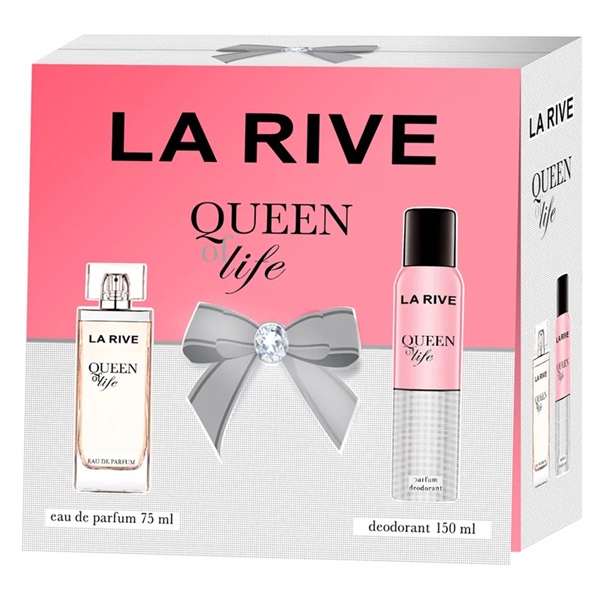 Coffret La Rive Queen of Life Eau de Parfum (2 produtos)