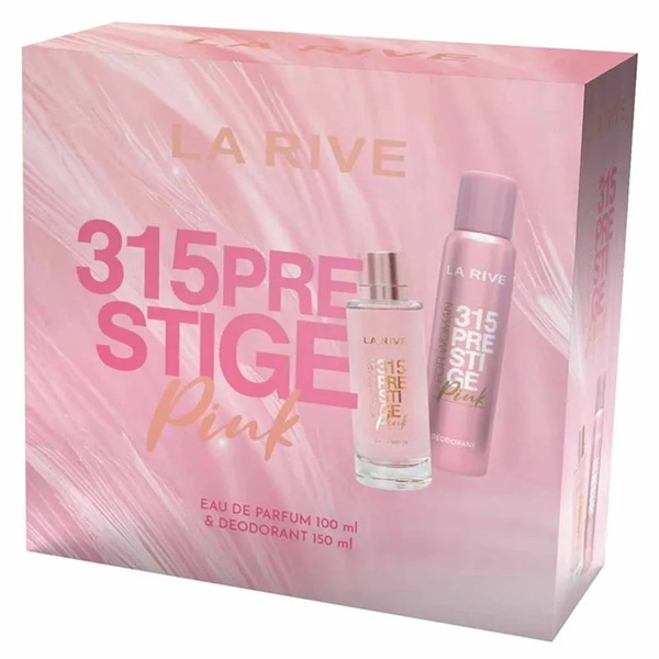 Coffret La Rive 315 Prestige Pink Eau de Parfum (2 produtos)
