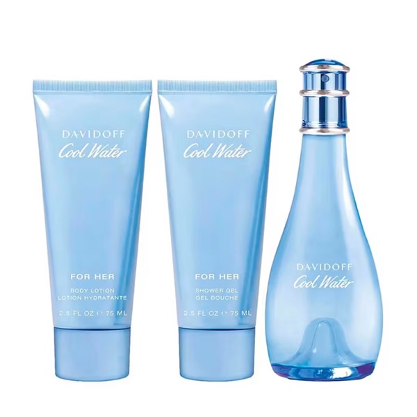 Coffret Davidoff Cool Water Woman (3  produtos)