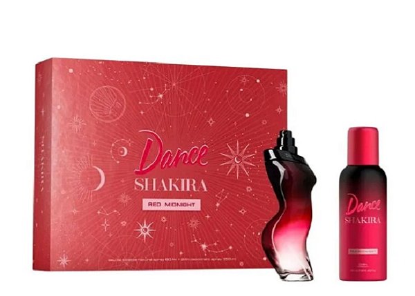 Coffret Dance Shakira Red Midnight (2 Produtos)