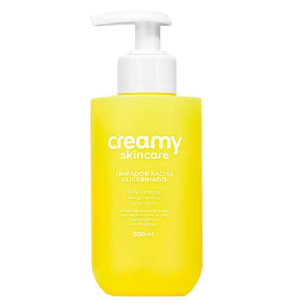 Creamy Limpador Facial Glicerinado 200 ml