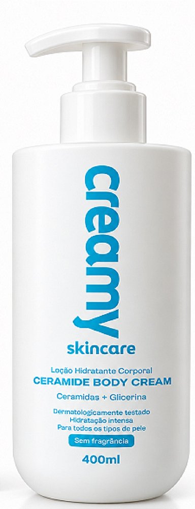 Creamy Skincare Ceramide Body Cream - Loção Hidratante Corporal 400 ml