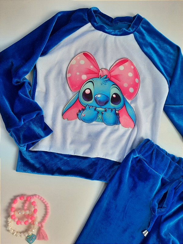 Conjunto Stitch blusão e calça - Nani