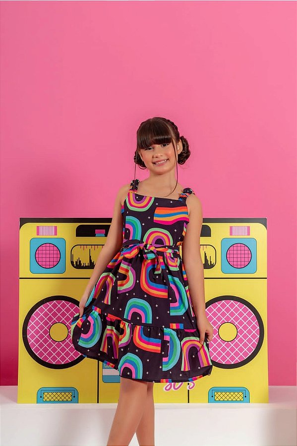 Vestido infantil alcinha - Serena