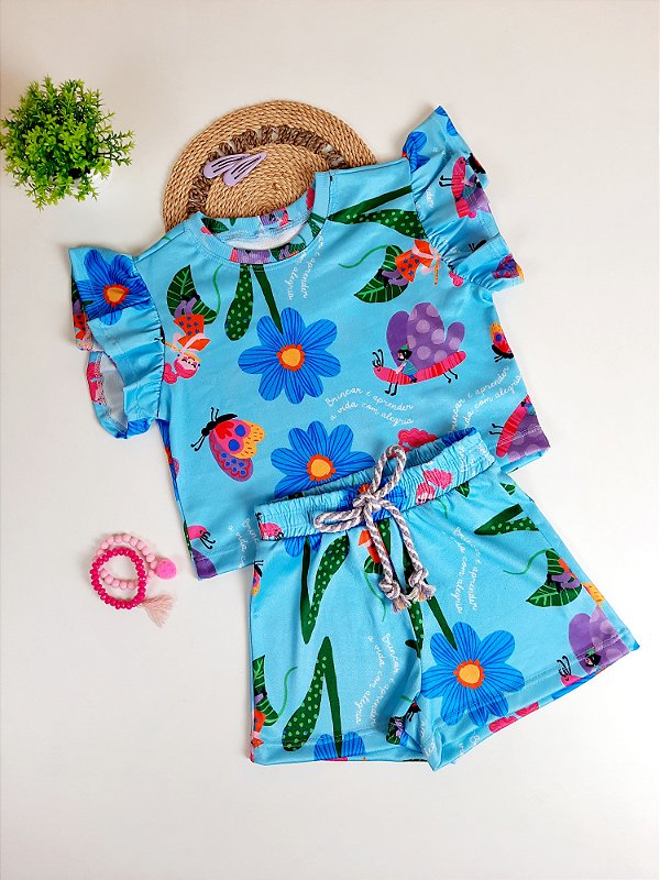 Conjunto blusa e short - Hanna