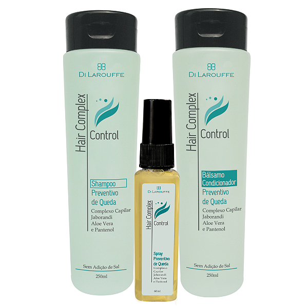 Kit Controle de Queda dos Cabelos. Combate a queda, nutre e fortalece os fios.