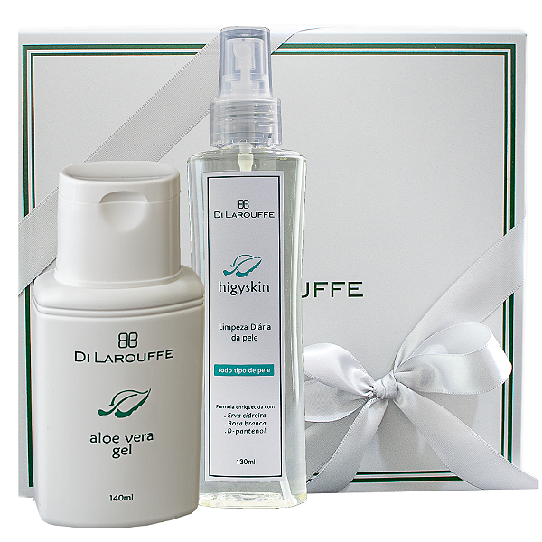 Kit Facial Gel de Aloe Vera (Babosa) + Limpeza 3 em 1 sem enxague