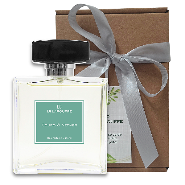 Deo Perfume Masculino Couro & Vetiver