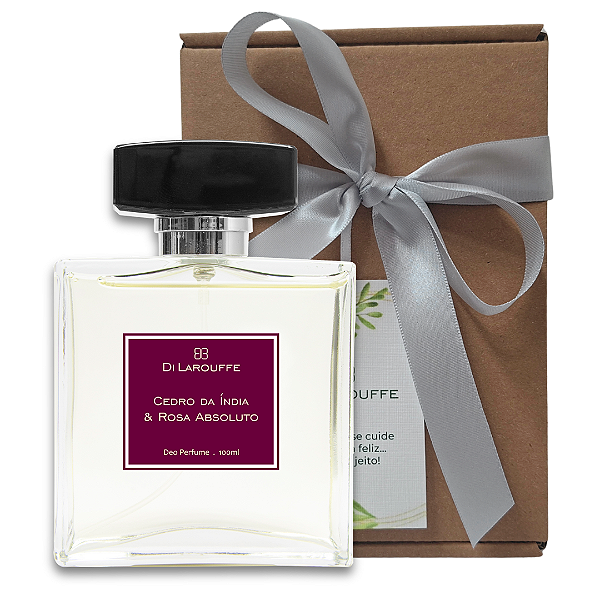 Kit - Deo Perfume Masculino Cedro da Índia & Rosa Absoluto