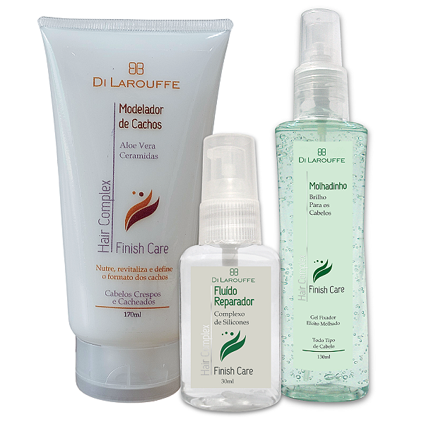 Kit Cabelo Cacheado. Definição, hidratação, controle do frizz e brilho