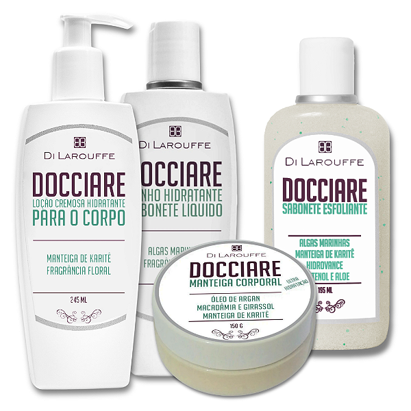 Kit Corporal Completo Docciare - seu SPA corporal em casa