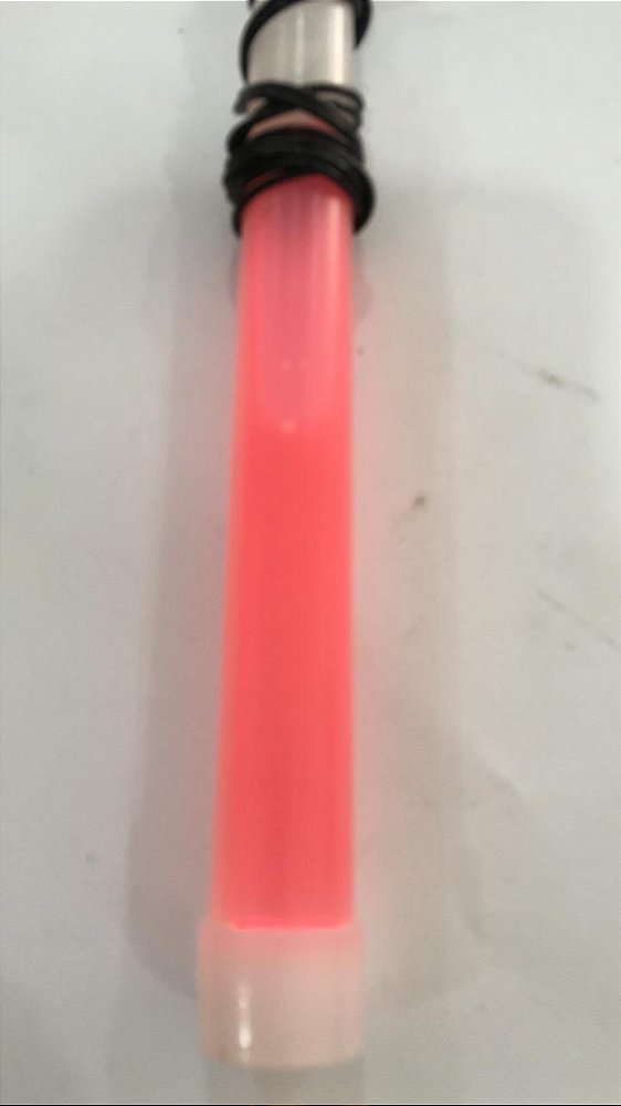 Luz Química tipo Cialume Vermelho 15cm