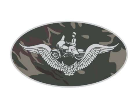 Emborrachado EB Elipse BATEDOR MOTOCICLISTA