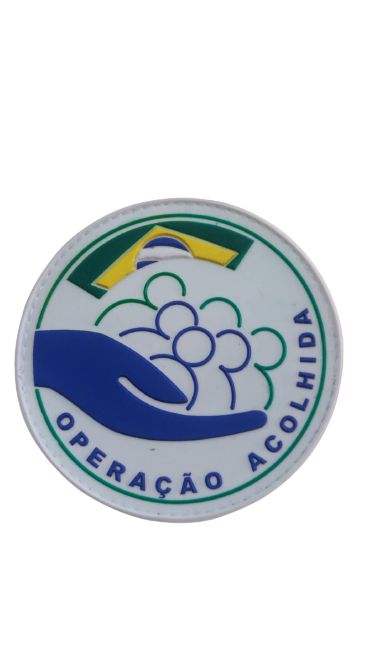 Emborrachado EB Braço Operação Acolhida Colorido