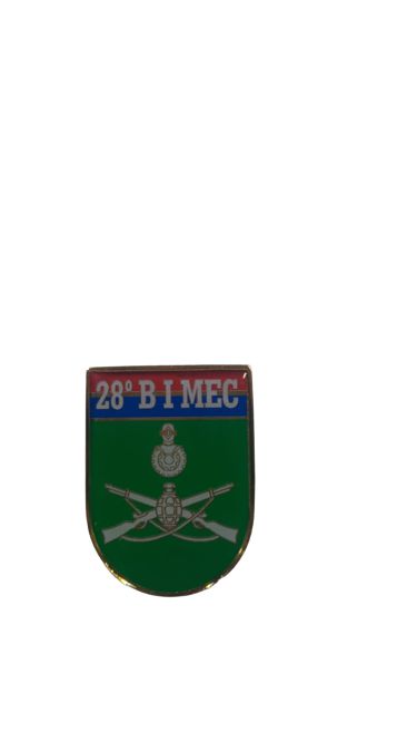 Metal EB Distintivo de Bolso 28º Batalhão de Infantaria Mecanizado - Feminino