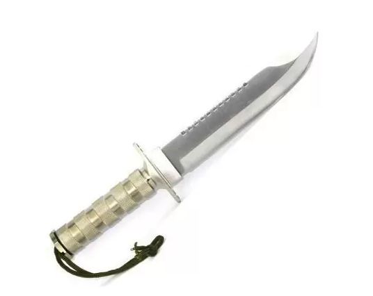 Faca Rambo Cromada TB-0649