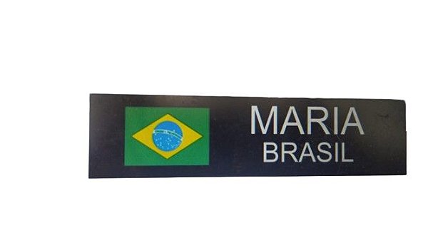 PLAQUETA COM ÍMÃ MISSÃO NO EXTERIOR (10 dias úteis)
