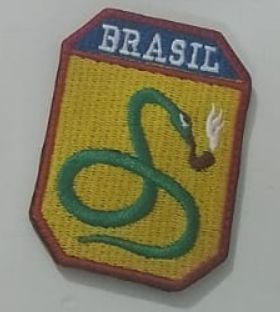 Patch Bordado Com Fecho de Contato FEB Cobra Fumando
