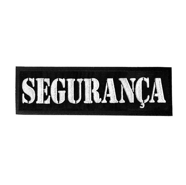 Patch Bordado Termocolante Segurança