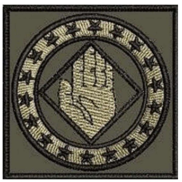 Distintivo de Baixa Visibilidade - Estágio de identificador de corpos de tropa