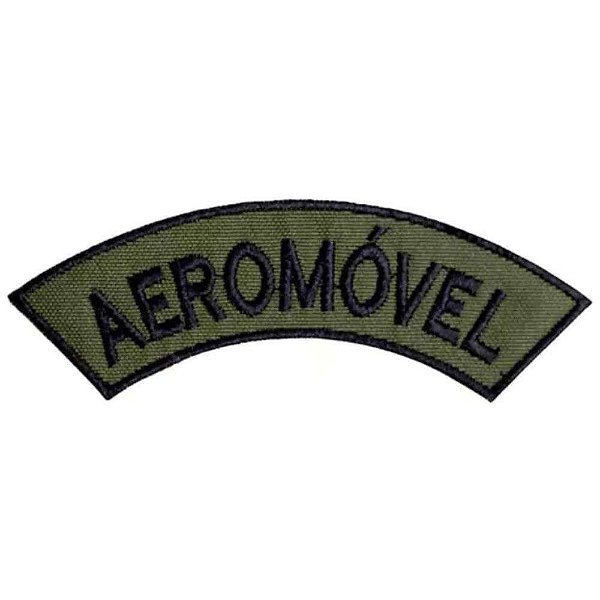Distintivo Semicircular Bordado de Baixa Visibilidade - Manicaca AEROMÓVEL