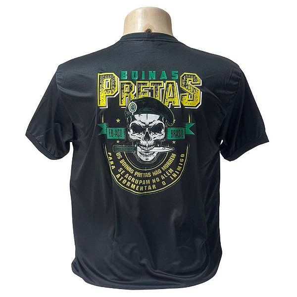 Camiseta Estampada Boinas Pretas Mavi
