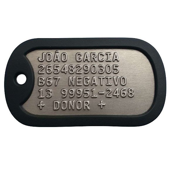 Gravação de Dog Tag