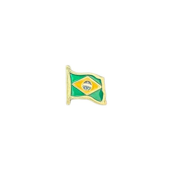 Metal Bottom Bandeira do Brasil (2X2)