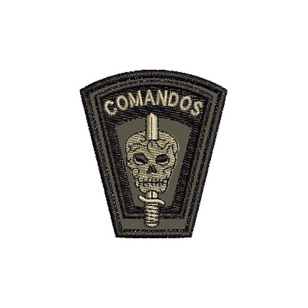 Distintivo Bordado de Gorro de Baixa Visibilidade - Ações de Comandos