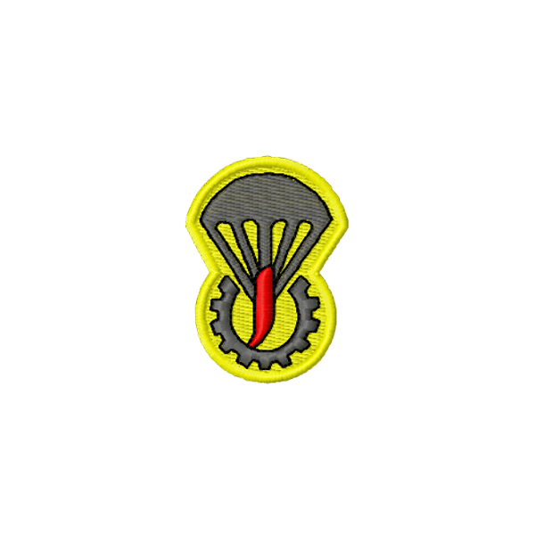 Distintivo Bordado de Gorro Colorido - Auxiliar de Dompsa