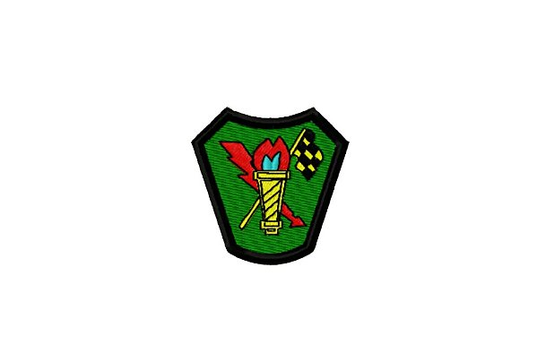 Distintivo Bordado de Gorro Colorido - Auxiliar de Precursor