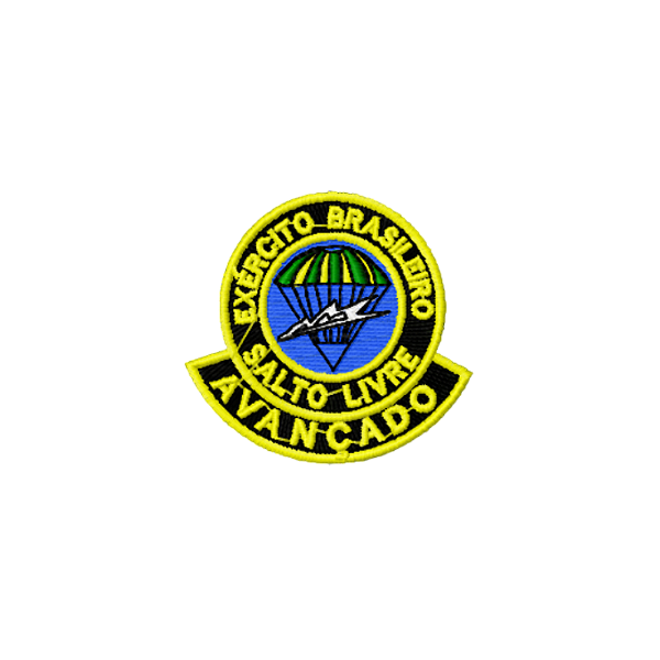 Distintivo Bordado de Gorro Colorido - Mestre Salto Livre