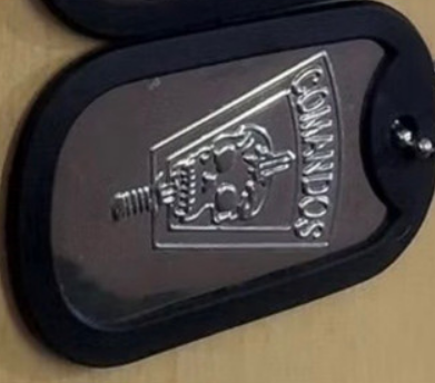 Colar Militar Dog Tag Comandos