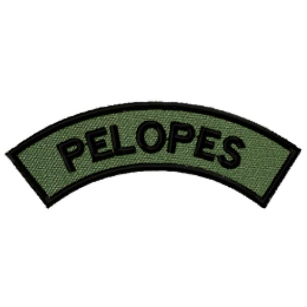 Distintivo Semicircular Bordado de Baixa Visibilidade - Manicaca PELOPES