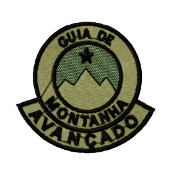 Distintivo Bordado de Gorro de Baixa Visibilidade - Guia de Montanha Avançado