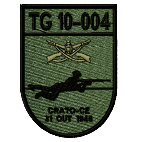 Distintivo de Organização Militar de Baixa Visibilidade - TG 10-004 (Tiro de Guerra de Crato - CE)