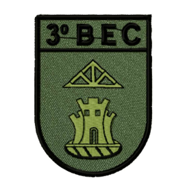Distintivo de Organização Militar de Baixa Visibilidade - 3º BEC (3º Batalhão de Engenharia de Construção)