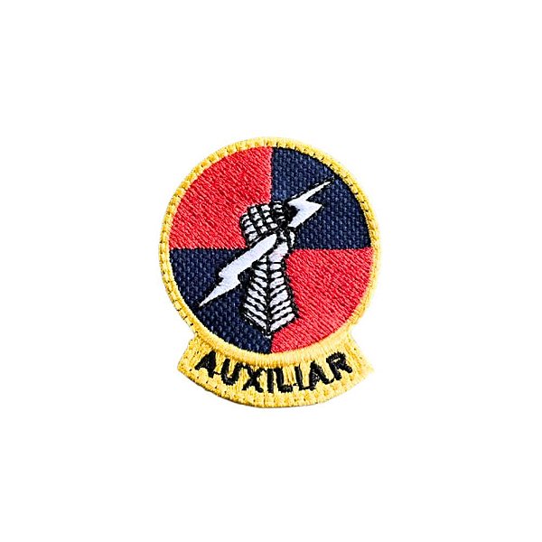 Distintivo Bordado de Gorro Colorido - CIOU GLO AUXILIAR