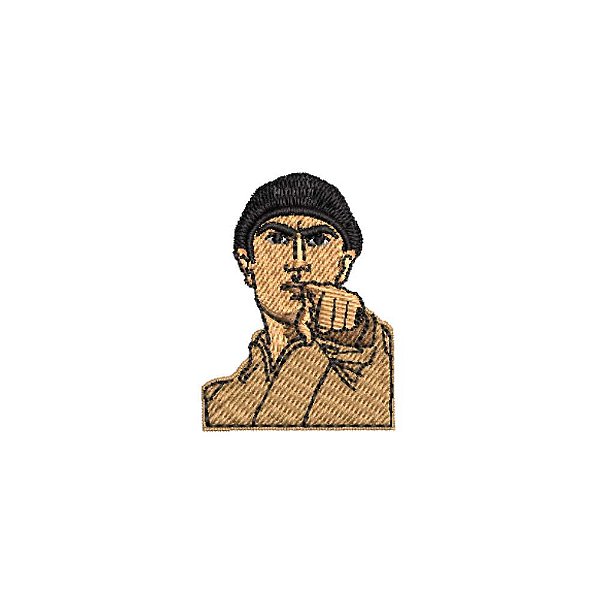 Patch Bordado Soldado Revolução Constitucionalista de 1932 3,3 x 4,4 cm