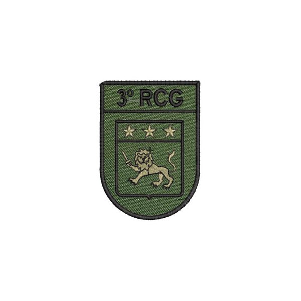 Distintivo de Organização Militar de Baixa Visibilidade - 3º RCG (3º Regimento de Cavalaria Guarda)