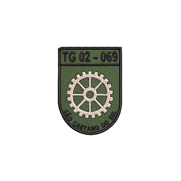Distintivo de Organização Militar de Baixa Visibilidade - TG 02-069 (Tiro de Guerra de São Caetano do Sul - SP)